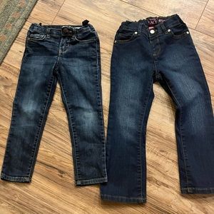2 pairs 4t jeans